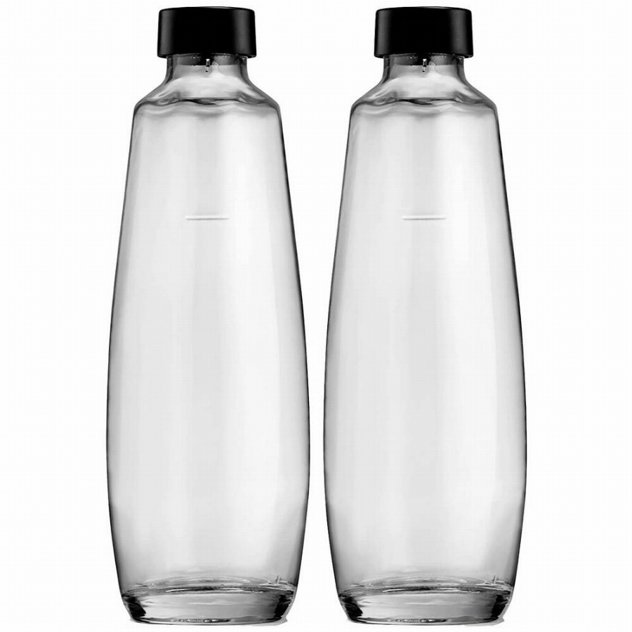 SodaStream DUO Glazen karaffen 1 liter 2-pack