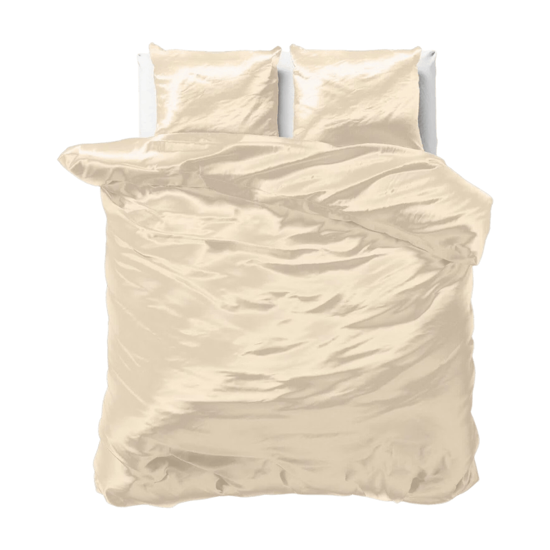 Sleeptime Dekbedovertrek Satin Beauty Skin Care – 240 x 200/220 + 2 Kussenslopen 60 x 70 – Crème