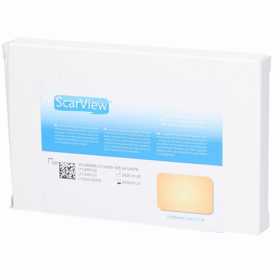 Scarview Elastisch Silicoon 5x7,5 cm SCARV01 2 Pleister