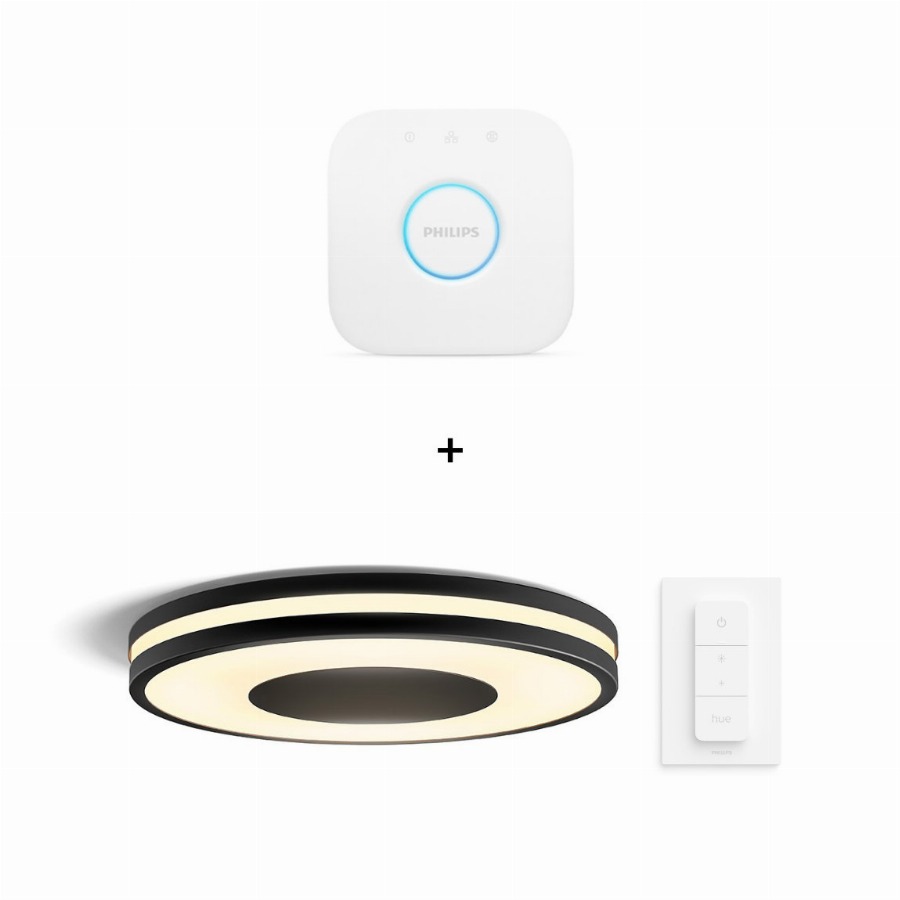 Philips Hue Being plafondlamp White Ambiance Zwart