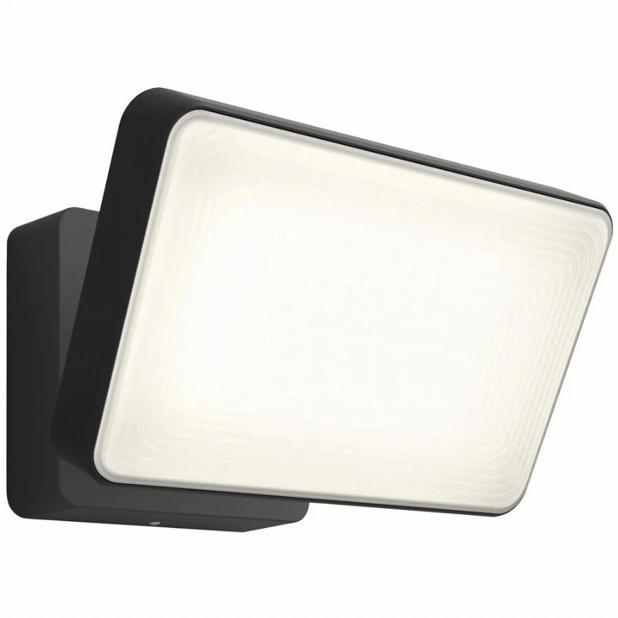 Philips Hue Hue LED-schijnwerper voor buiten 871951438276300 Hue White Welcome Flutlicht schwarz 2300lm LED vast ingebouwd 20.5 W Warmwit