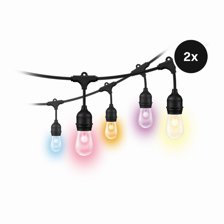 WiZ Tunable White & Color Buitenlichtslinger 120lm 2-pack