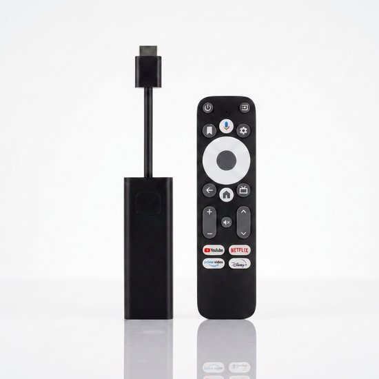 GD1 Chromecast – Mediaplayer 4K Ultra HD – Google TV Streamer Android Dongel – Google Assistant – Zwart