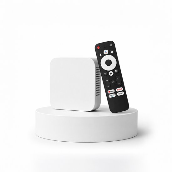 GD2 Chromecast - 4K Ondersteuning - Google Gecertificeerd - Netflix (Wit)