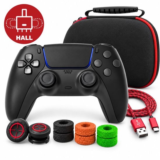 ProFPS Controller geschikt voor PS5 & PC - Hall Effect - Hair Triggers