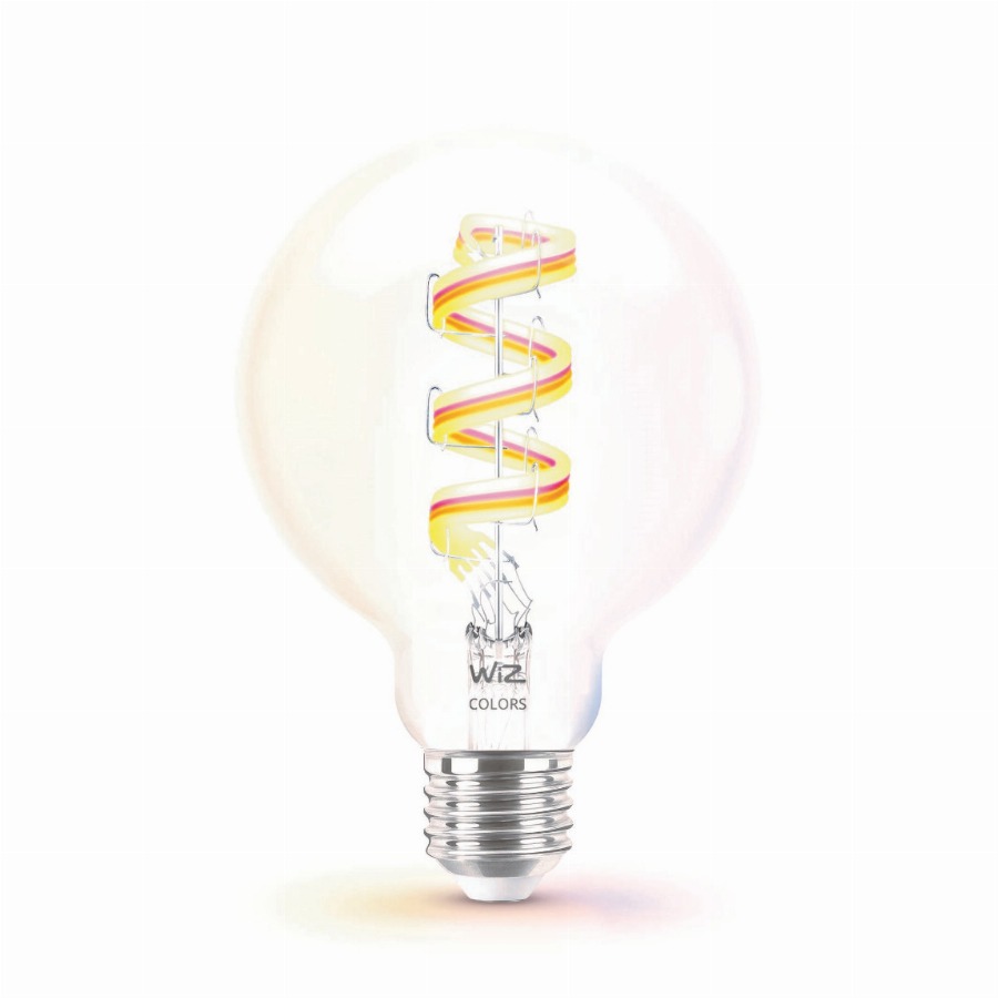 WIZ Slimme Led Lamp Globe Filament E27 40w Gekleurd En Wit Licht Transparant (929003267201)
