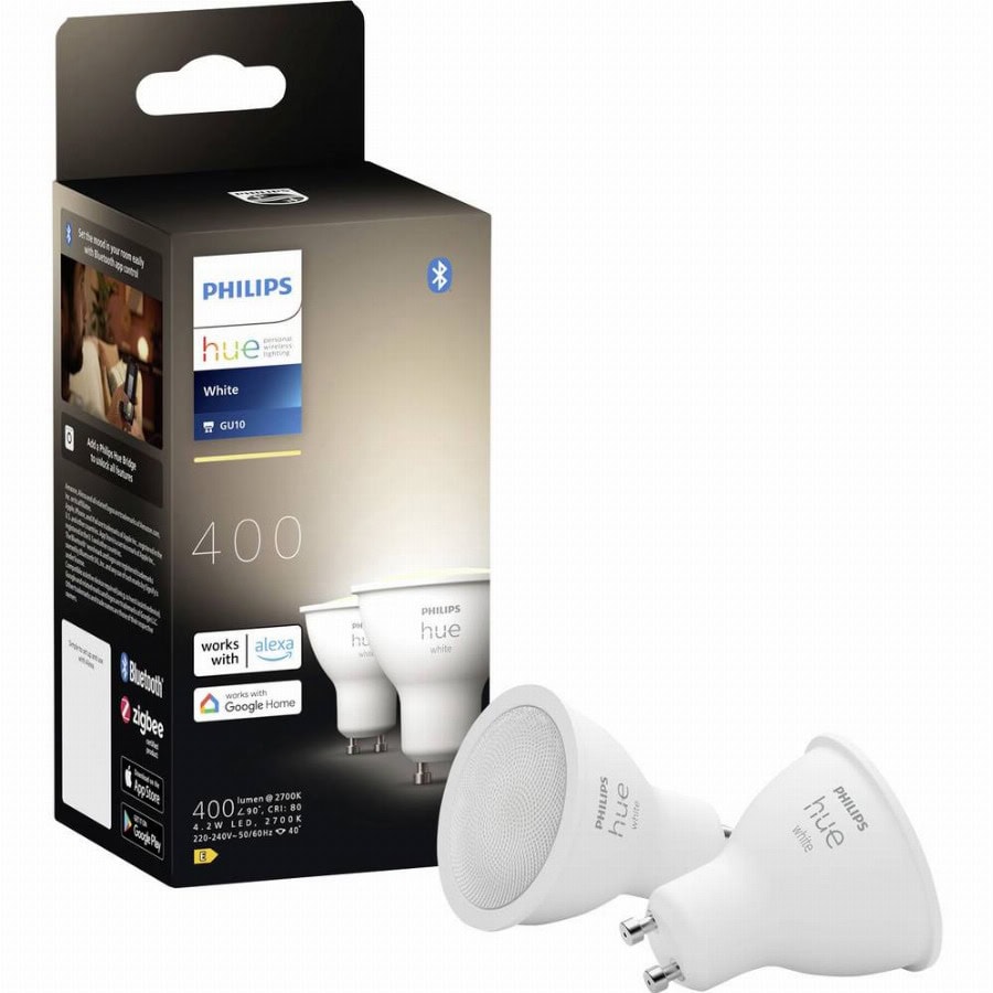 Philips Hue LED-lamp Philips Hue White – LED-Spot-Glühbirne – GU10 – 4.2 W (Entsprechung 50 W) GU10 N/A