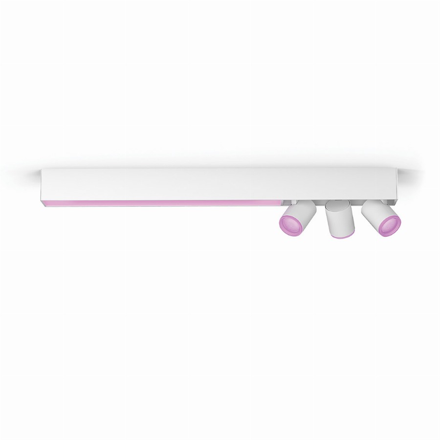 Philips Hue Centris Opbouwspot White and Color - Wit - Rechthoek - 3-spots