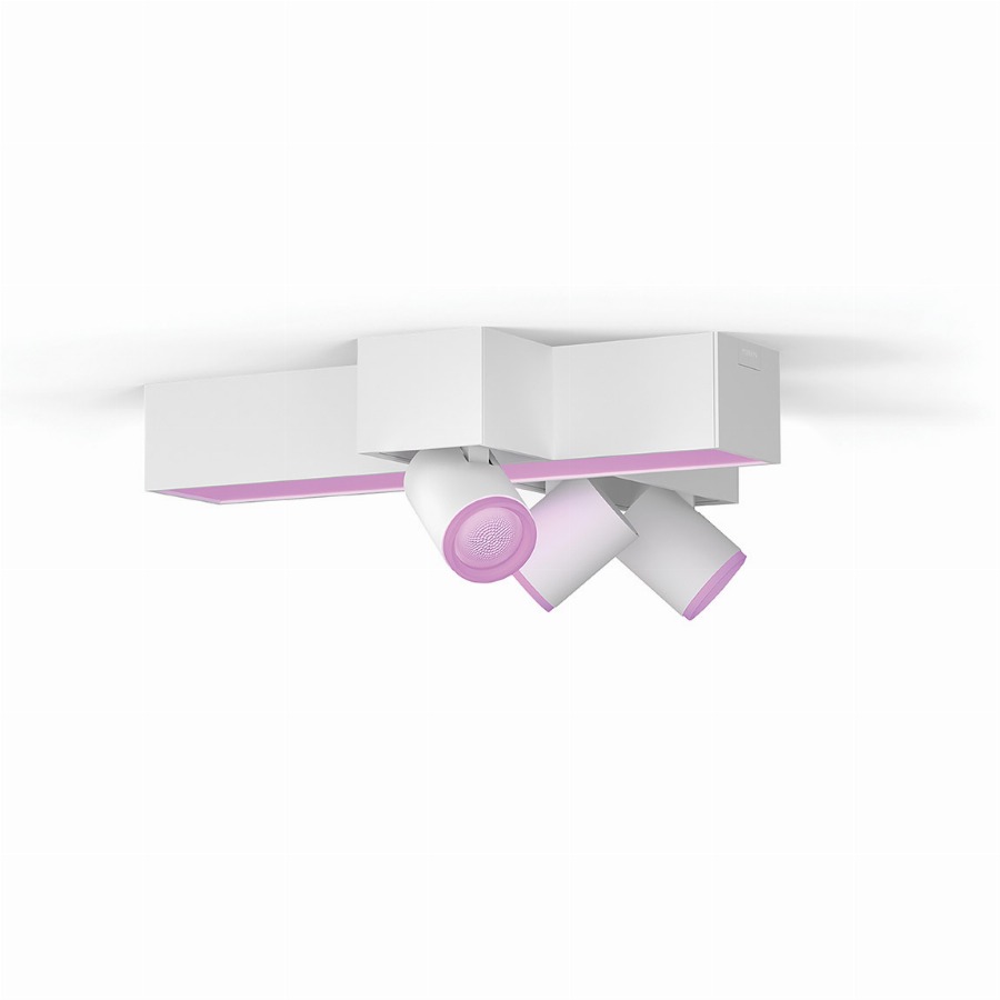 Philips Hue Centris Opbouwspot White and Color - Wit - Kruisvorm - 3-spots