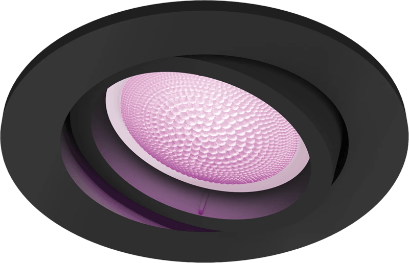 Philips Hue Centura inbouwspot White and Color – rond – Zwart