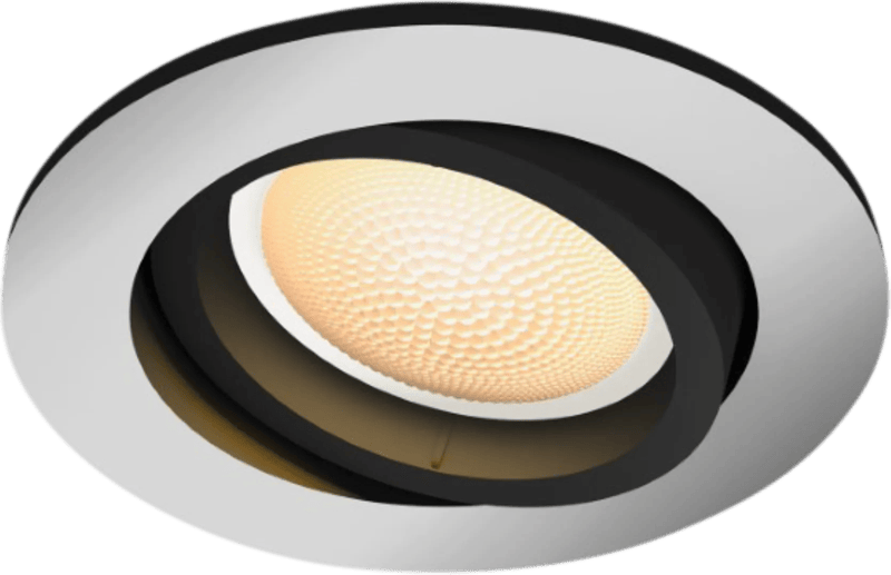 Philips Hue Milliskin inbouwspot White Ambiance – rond – Aluminium