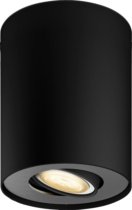 Philips Hue Pillar Opbouwspot White Ambiance – Zwart – 1-spots