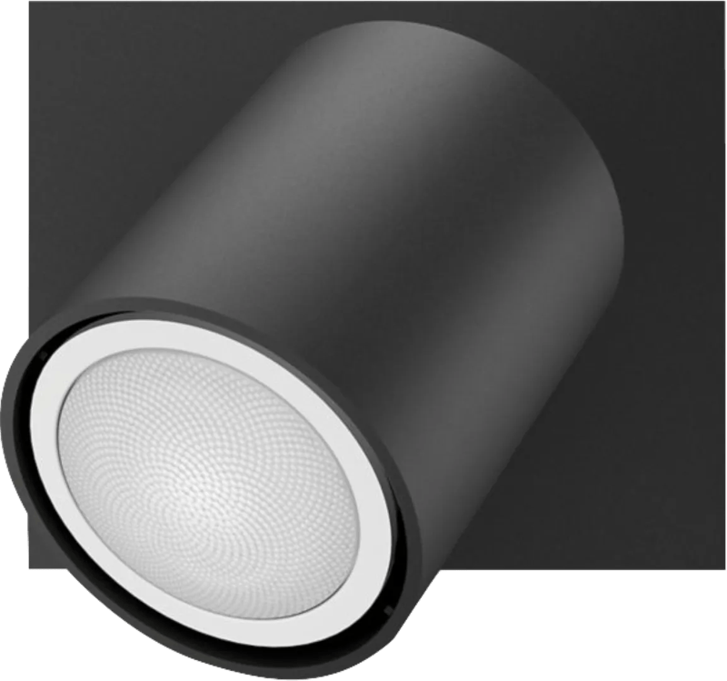 Philips Hue Runner opbouwspot White Ambiance – 1 Spots – Zwart