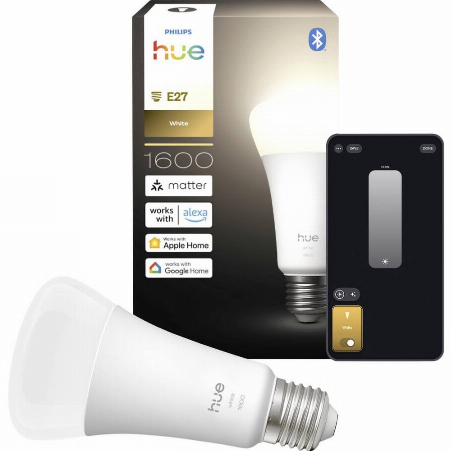 Philips Hue LED-lamp 929003856201 Energielabel: E (A – G) Hue White E27 Warmwit