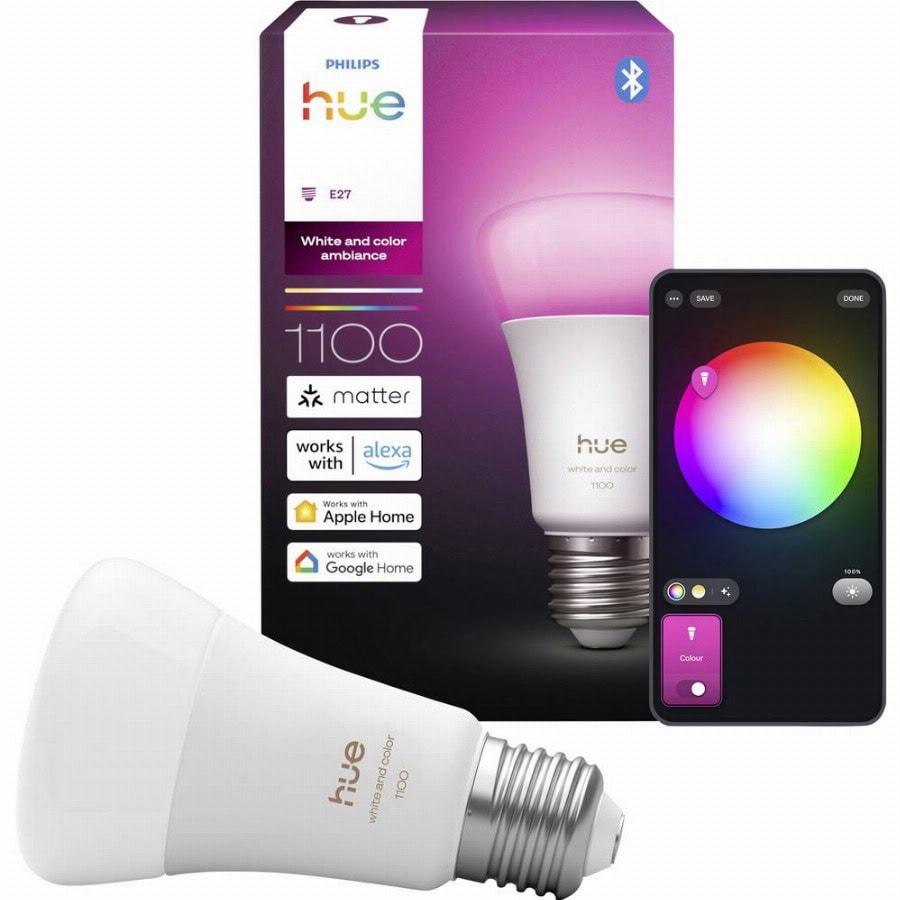 Philips Hue LED-lamp 929003853501 Energielabel: D (A – G) Hue White & Col. Amb. Meerkleurig
