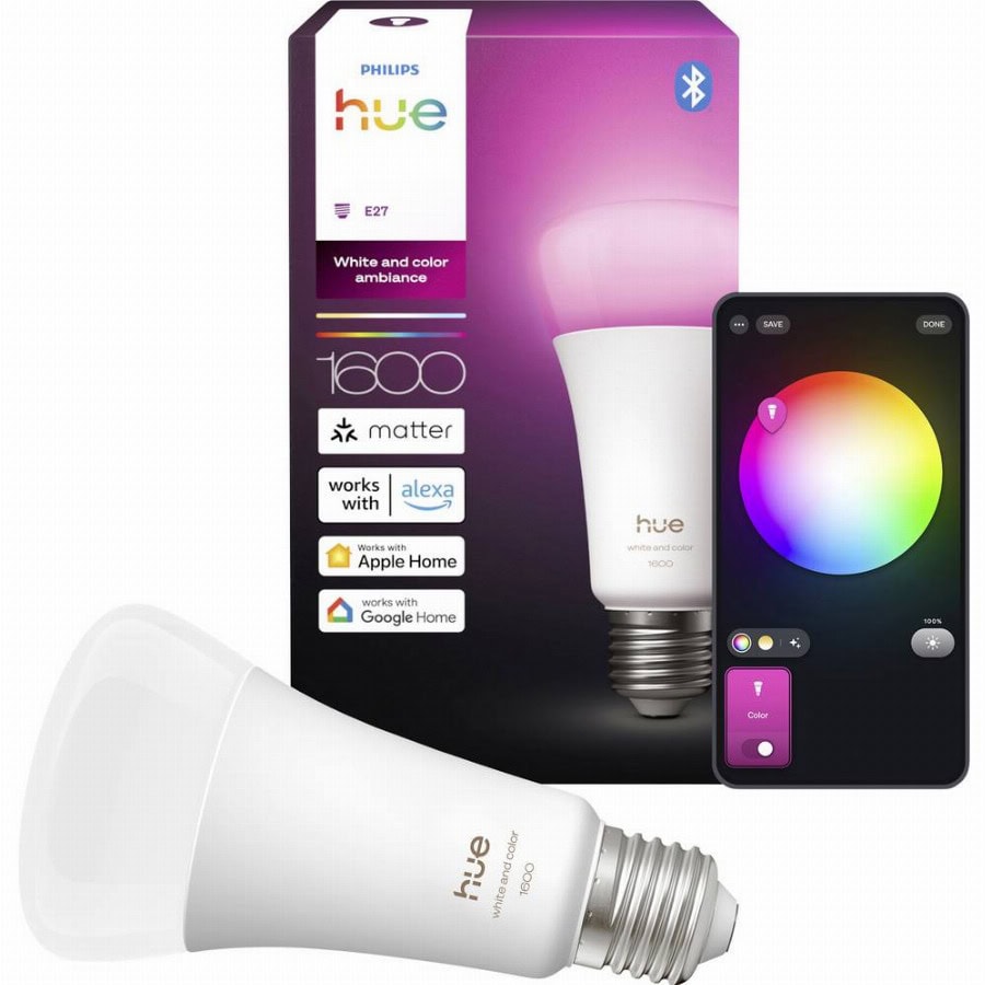 Philips LED-lamp 929003853601 Energielabel: D (A – G) Hue White & Col. Amb.