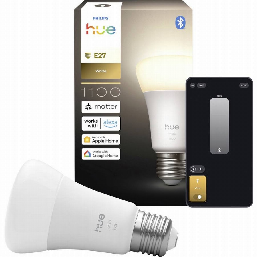 Philips Hue LED-lamp 929003856101 Energielabel: E (A – G) Hue White E27 Warmwit