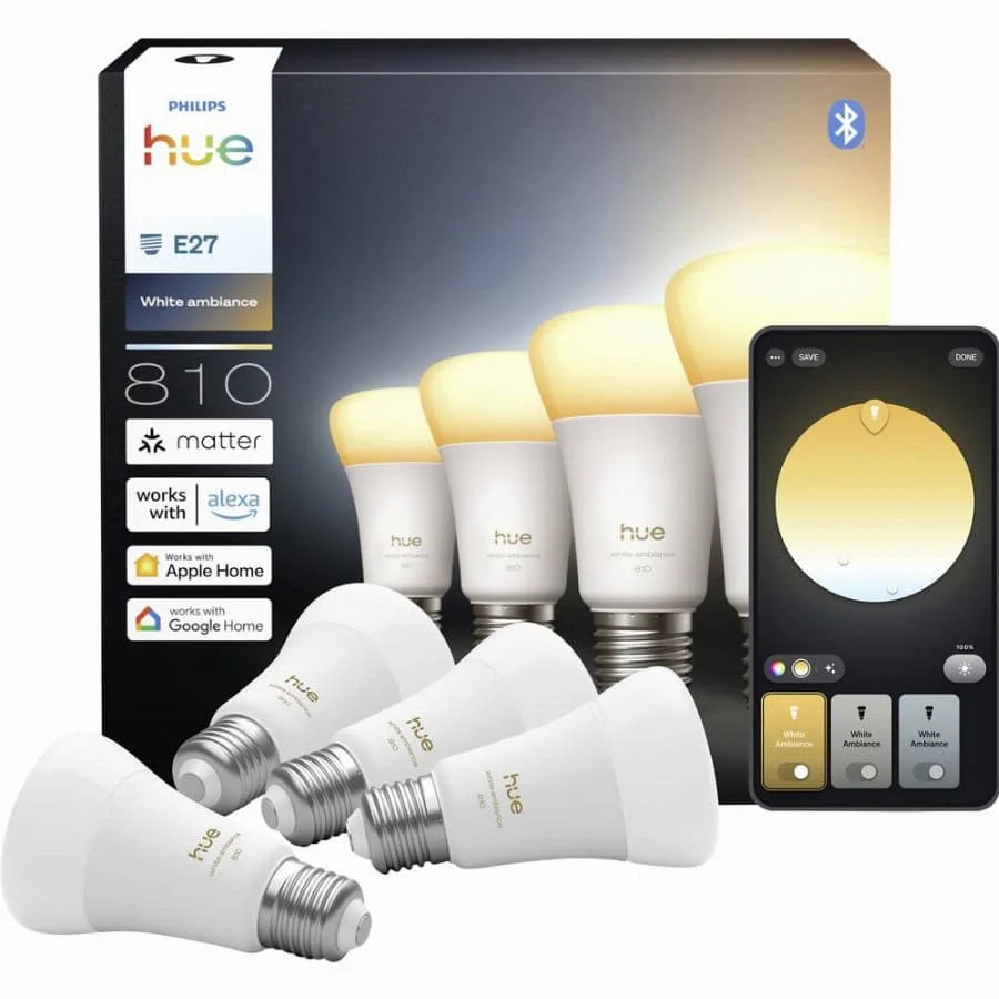 Philips Hue LED-lamp 929003854808 Energielabel: D (A – G) Hue White Amb. Warmwit tot koudwit