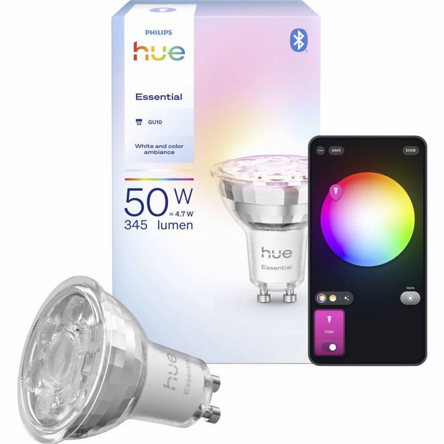 Philips Hue LED-lamp 929004235701 Energielabel: F (A – G) Hue Essential White & Col. Amb. Meerkleurig