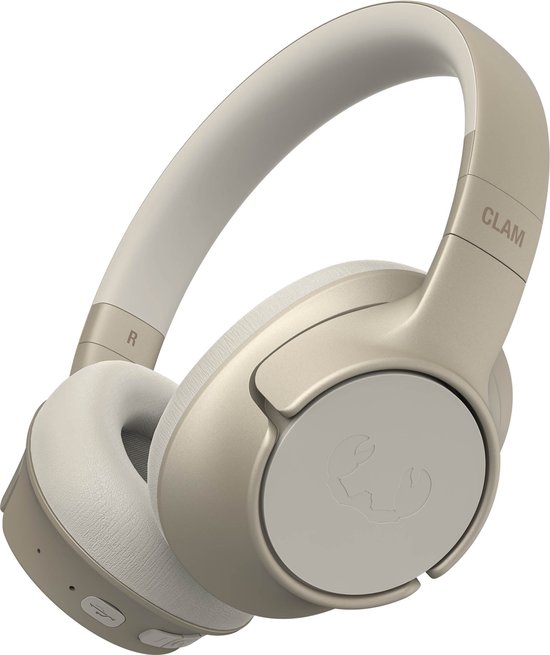 Fresh ‘n Rebel Clam Fuse – Draadloze Bluetooth Koptelefoon met Active Noise Cancelling – 45 uur Speelduur – Silky Sand