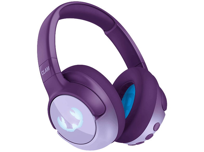 Fresh N Rebel Clam Junior Over-ear Draadloze Hoofdtelefoon Kinderen Met Noise-cancelling Paars