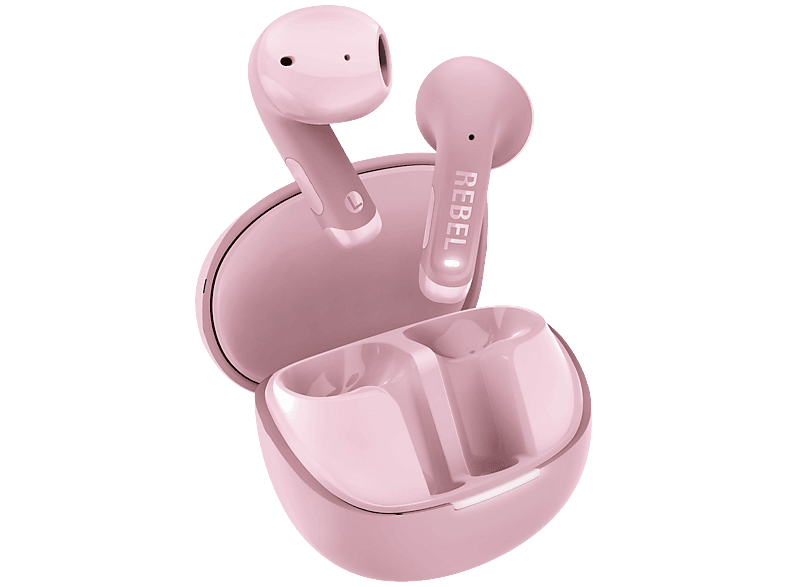 Fresh N Rebel Twins Core 2 Oordopjes Pastel Pink In-ear
