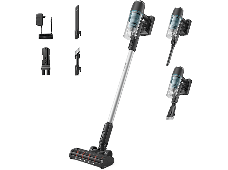 Philips Xc3031/01 - Steelstofzuiger 2 In 1 Autonomie H Zwart