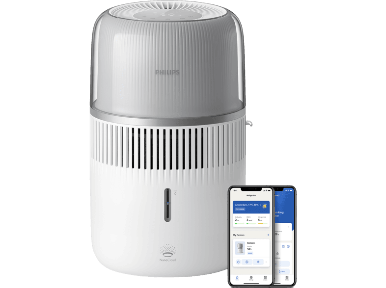 Philips Hu5710/00 5000 Series – Luchtbevochtiger 56 M² 45 L Wit