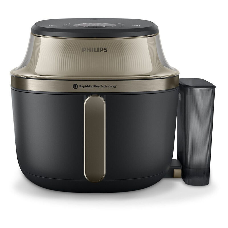 Philips Airfryer 5000-serie Met Stoomfunctie – Na543/00 – Steamclean Steamfry 72 L Tot 6 Personen Heteluchtfriteuse Zwart