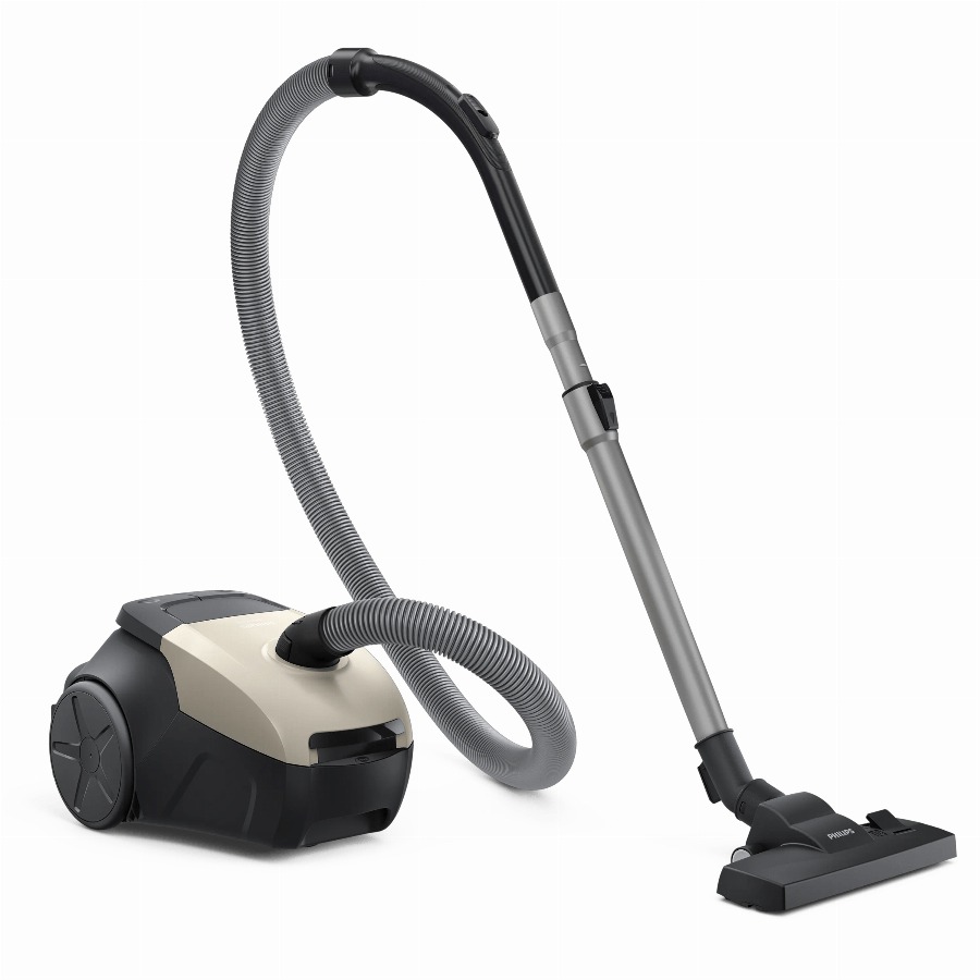 Philips 1000-Serie Stofzuiger met Zak – 750 W – Compact & Lichtgewicht – HEPA-filtersysteem – 9 meter bereik – Inclusief S-Bag – (XD1101/10)