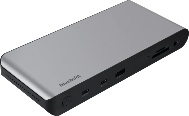 BlueBuilt DisplayLink Docking Station met USB-C