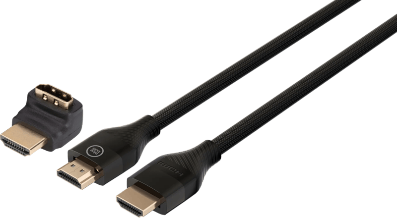 BlueBuilt HDMI 2.0 Kabel (5 Meter 90° + adapter)