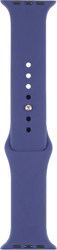 BlueBuilt Siliconen Bandje Blauw voor Apple Watch 44/45/46 mm