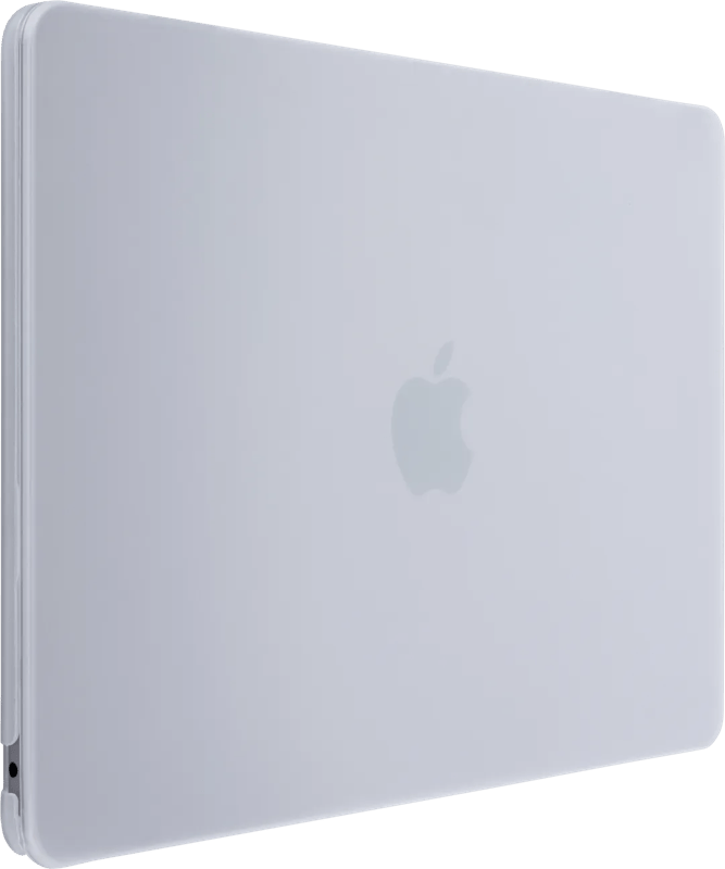 BlueBuilt Hardcase Transparant Mat voor MacBook Air 13,6 inch