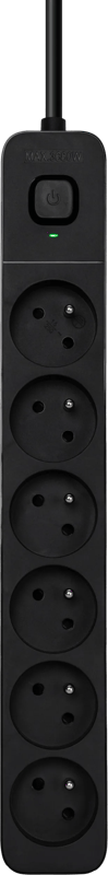 BlueBuilt Stekkerdoos 6-voudig 3 meter Zwart