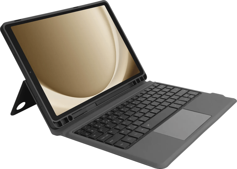 BlueBuilt Samsung Galaxy Tab A9 Plus Toetsenbord Hoes AZERTY Zwart