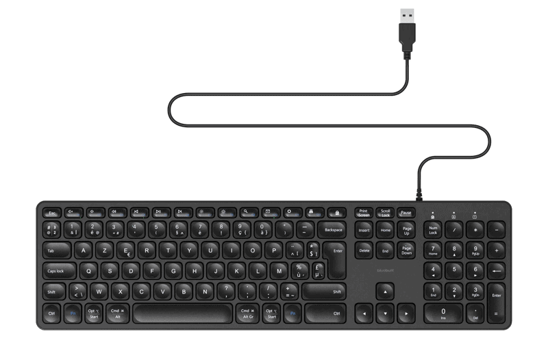 BlueBuilt Bedraad Toetsenbord AZERTY
