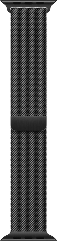 BlueBuilt Milanees Bandje Zwart voor Samsung 20mm