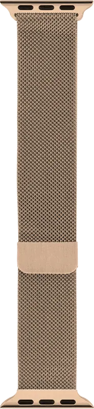 BlueBuilt Milanees Bandje Goud voor Apple Watch 40/41/42 mm