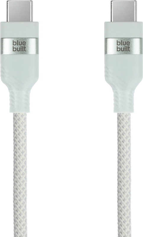 BlueBuilt Usb C naar Usb C Kabel 1,5m Nylon Mintgroen