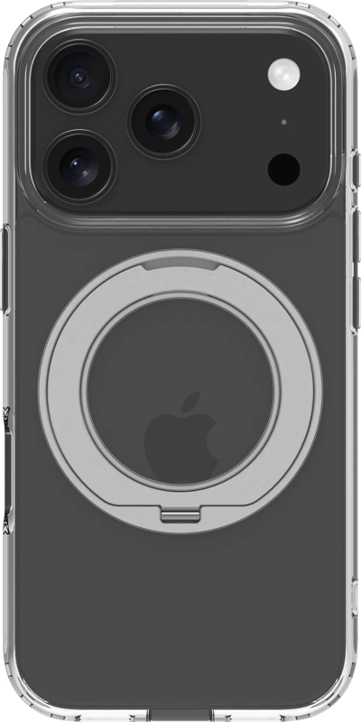 BlueBuilt Protective Back Cover met MagSafe en Standaard iPhone 18 Pro Transparant