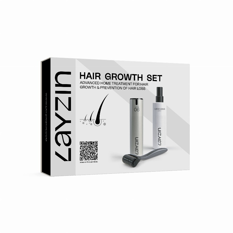 LAYZIN Meer haargroei minder haaruitval Microneedlingset 250 Serum