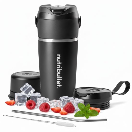 NUTRIBULLET FLIP PORTABLE TO GO BLENDER BLACK