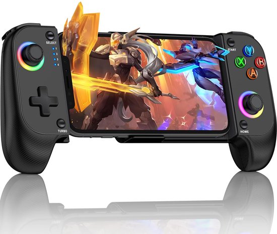 Draadloze Telefoon Controller geschikt voor Nintendo Switch, iPhone, Android, Cloud Streaming (PS5, Xbox Game Pass) - Bluetooth BackBone Draadloos - Turbo + Macro Knoppen - Accesso…