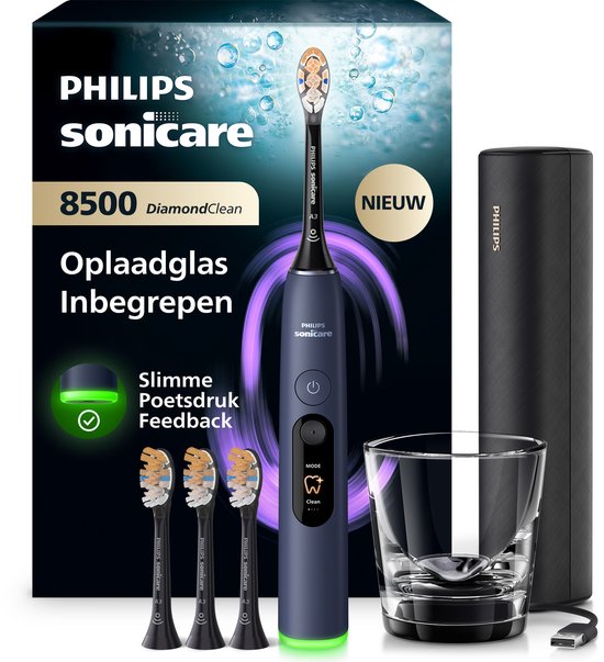Philips Sonicare Series 8500 HX8515/13 Blauw
