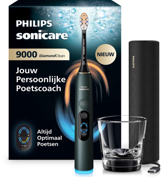 Philips Sonicare Series 9000 HX9213/84 Groen