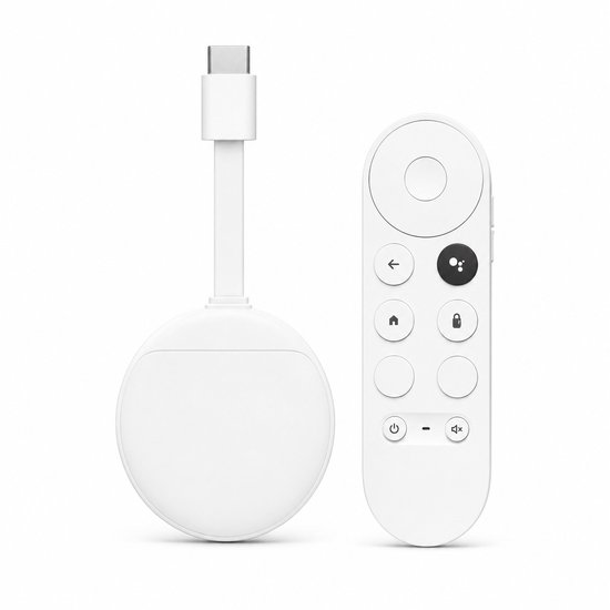 HappyLEDS® Android TV Dongle 4K – Streaming Box met WiFi & Bluetooth – Google Assistant – Netflix Compatibel - Remote geschikt voor Chromecast
