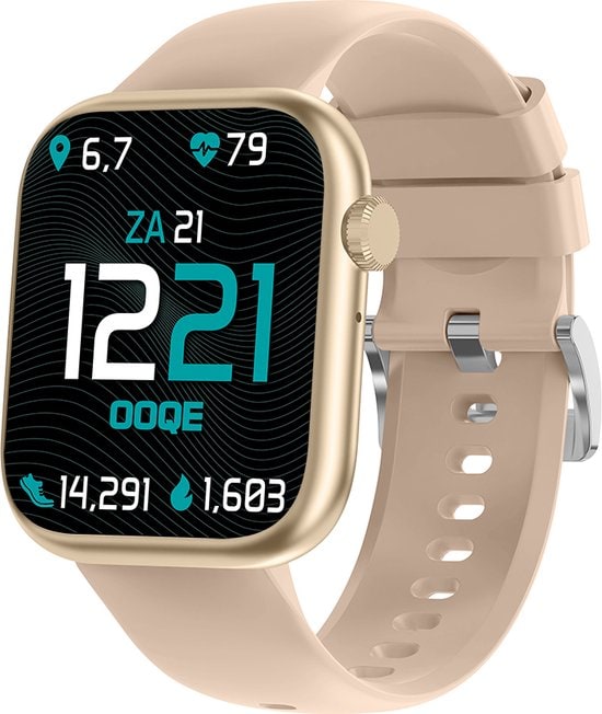 OOQE WATCH PRO 7 - Smartwatch Dames | Goud