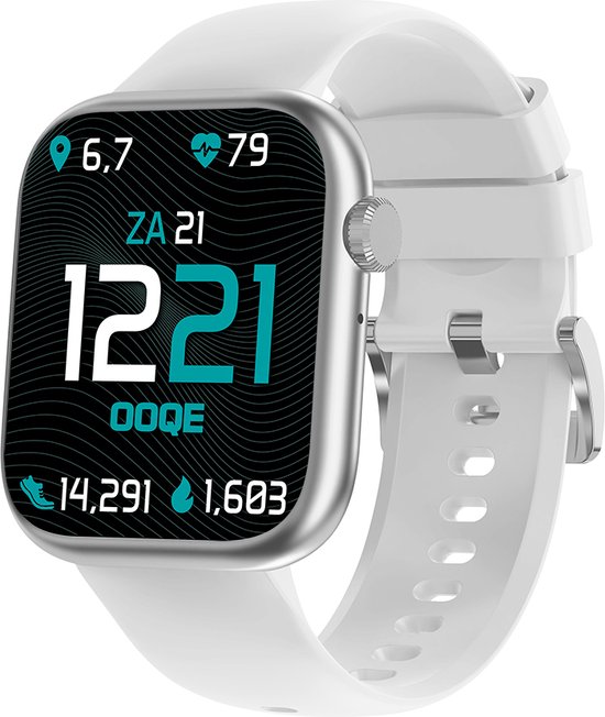 OOQE WATCH PRO 7 - Smartwatch Heren en Dames | Wit