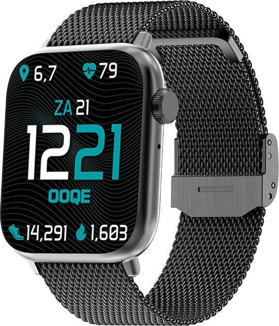 OOQE WATCH PRO 7 – Smartwatch Heren | Elegant Design | Bellen en Gebeld Worden | Berichten Inzien |Gezondheidsanalyse | Sportanalyse | Stress en Slaap Management | Nederlandstalig…